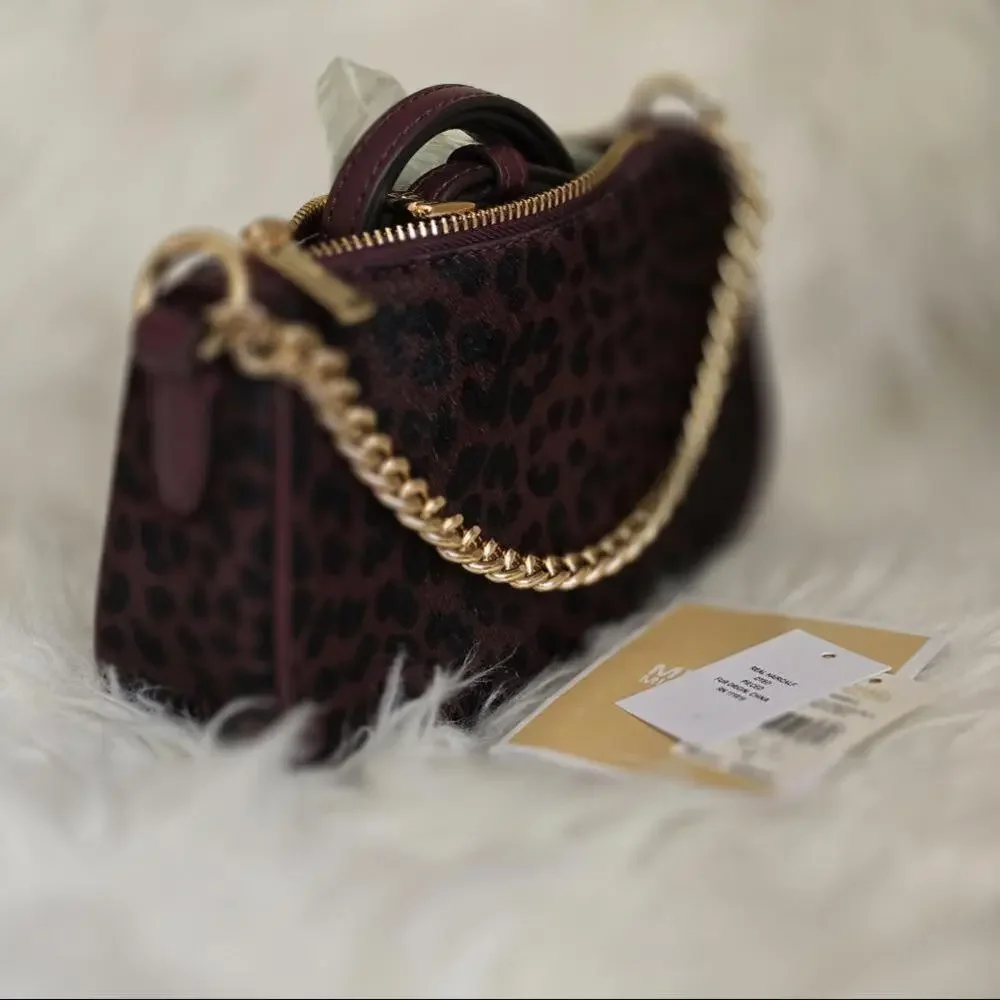 Michael Kors Leopard Print Crossbody Bag - Picture 2 of 6